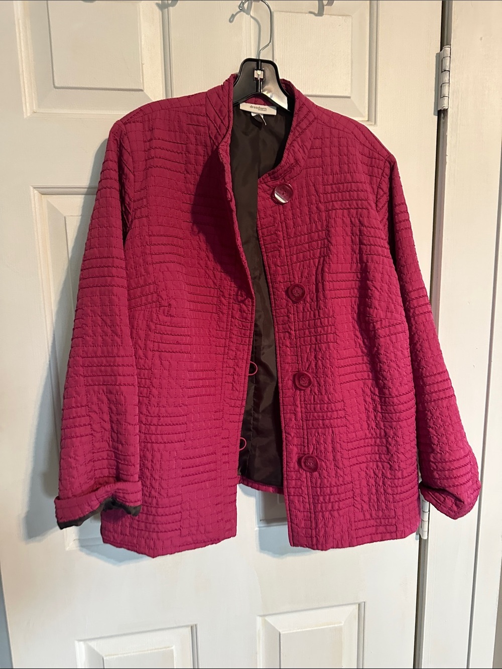 Dress Barn women’s pink jacket size 14/16W